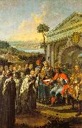 Bela III Founding the Cistercian Monastery at Szentgotthard in 1183
